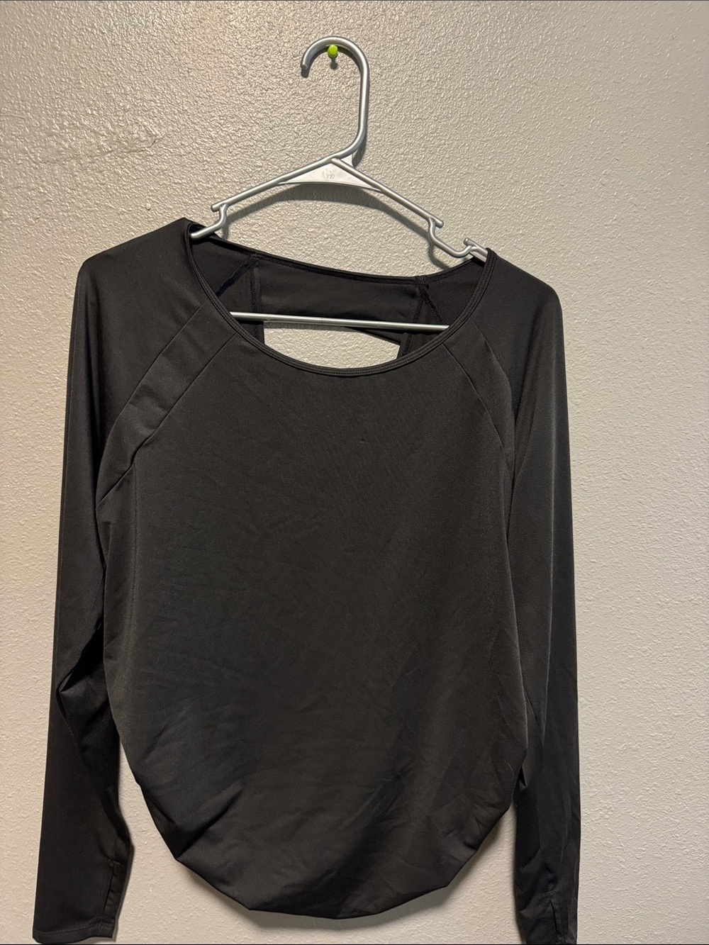 HALARA Black Long-Sleeve Crewneck Top